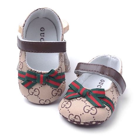 gucci inspired baby shoes.